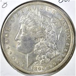 1890-O MORGAN DOLLAR, BU