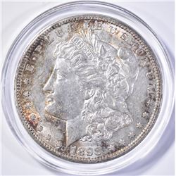 1898-S MORGAN DOLLAR, CH BU KEY DATE NICE!