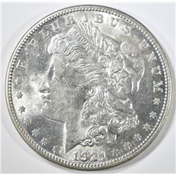 1921-S MORGAN DOLLAR, CH BU