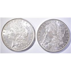 1884-O & 1887 MORGAN DOLLARS  CH BU