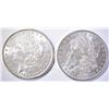 Image 1 : 1884-O & 1887 MORGAN DOLLARS  CH BU