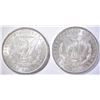 Image 2 : 1884-O & 1887 MORGAN DOLLARS  CH BU