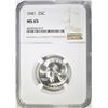 Image 1 : 1941 WASHINGTON QUARTER  NGC MS-65