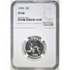 Image 1 : 1958 WASHINGTON QUARTER  NGC PF-68