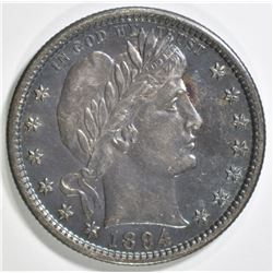 1894-S BARBER QUARTER   BU