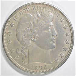 1892-O BARBER HALF DOLLAR   CH BU