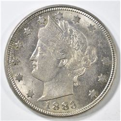 1883 NO CENTS LIBERTY NICKEL  CH BU