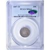 Image 1 : 1857-O SEATED LIBERTY DIME  PCGS MS-64  CAC