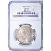 Image 1 : 1826 BUST HALF DOLLAR  NGC MS-62  BLAST WHITE