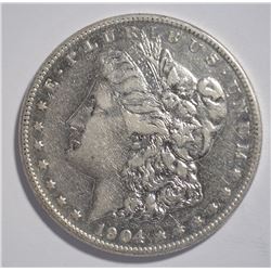 1904-S MORGAN DOLLAR  XF