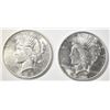 Image 1 : 1922-D & 1923-D PEACE DOLLARS  CH BU