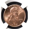 Image 4 : 5-NGC GRADED MS-67 RED LINCOLN CENTS: