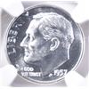 Image 2 : 1957 DIME NGC PF 69