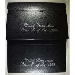 2-1998 U.S. SILVER PROOF SETS