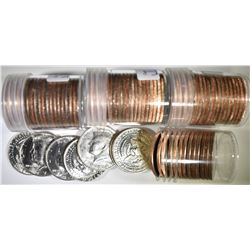 BU CLAD HALF DOLLAR ROLLS