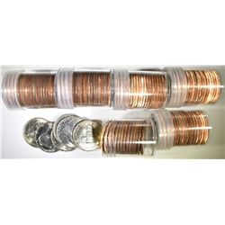 BU CLAD HALF DOLLAR ROLLS