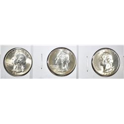 1932, 34 & 35 GEM BU WASHINGTON QUARTERS