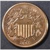 Image 1 : 1864 2 CENT  CH/GEM BU  FULL RED