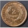 Image 2 : 1864 2 CENT  CH/GEM BU  FULL RED