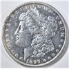 Image 1 : 1897-O MORGAN DOLLAR  BU  OLD CLEANING
