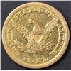 Image 2 : 1851-O $5 GOLD LIBERTY   CH AU