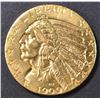 Image 1 : 1909-D $5 GOLD INDIAN  CH/GEM BU