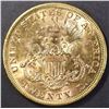 Image 2 : 1866 MOTTO $20 GOLD LIBERTY CH BU FLASHY