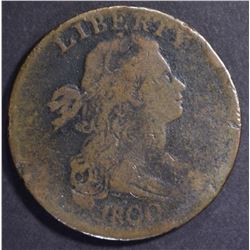 1800/79 DRAPED BUST LARGE CENT V6