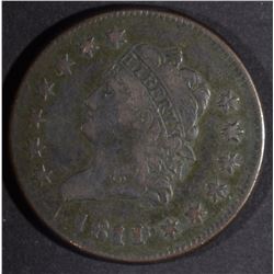 1811/10 LARGE CENT, VF