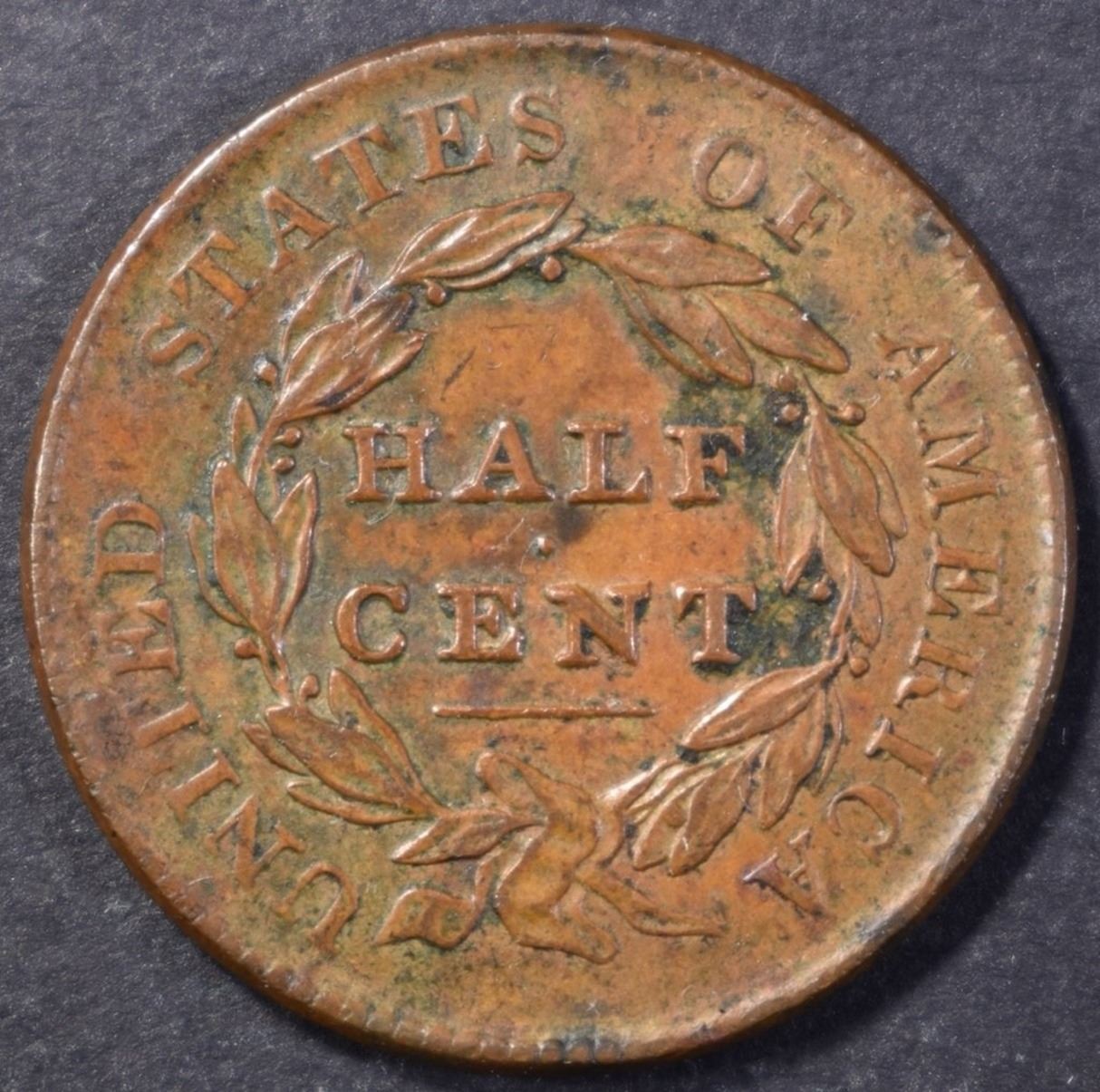 1828 HALF CENT XF 1828-half-cent-xf