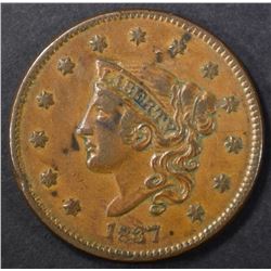 1837 N-3 LARGE CENT, VF