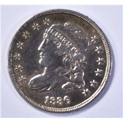 1836 BUST HALF DIME AU