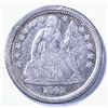 Image 1 : 1842-O SEATED DIME, XF KEY DATE