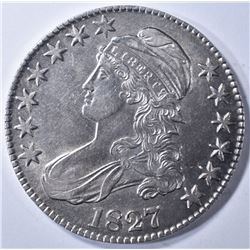 1827 BUST HALF DOLLAR AU/BU