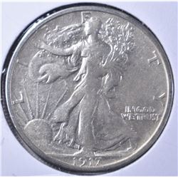 1917-S WALKING LIBERTY XF
