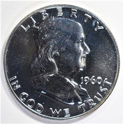 1960 FRANKLIN HALF DOLLAR, NGP[ SUPERB GEM BU++