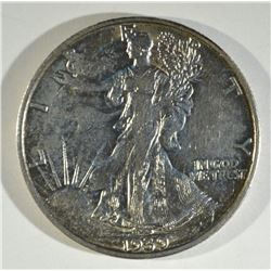 1939-S WALKING LIBERTY CH BU