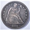 Image 1 : 1872-S SEATED DOLLAR, AU KEY DATE