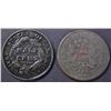 Image 2 : 1804 & 1828 VG HALF CENTS