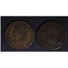 Image 1 : 1805 VG & 1829 VF clipped HALF CENTS