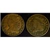 Image 1 : 1809 VG & 1826 FINE HALF CENTS