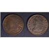 Image 1 : 1829 & 1832 HALF CENTS VF
