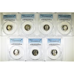 PCGS GRADED PR-69 DCAM NICKELS