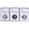 Image 1 : 3-1964 KENNEDY HALF DOLLARS, NGC PF-67
