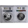 Image 2 : 2 1971-S SILVER EISENHOWER DOLLAR PCGS PR-69DCAM