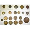 Image 2 : LOT OF 21 OLD FOREIGN COINS MEDALS ETC.
