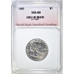 1980 S.B.A DOLLAR WHSG SUPERB GEM +