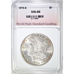 1879-S MORGAN DOLLAR WHSG GEM BU
