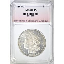 1883-O MORGAN DOLLAR WHSG