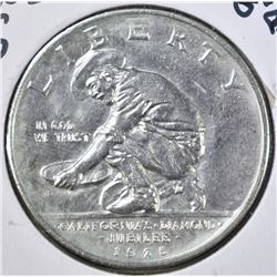 1925-S CALIFORNIA COMMEM HALF DOLLAR, CH BU+